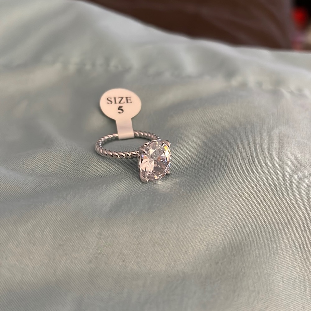 CZ Oval Ring